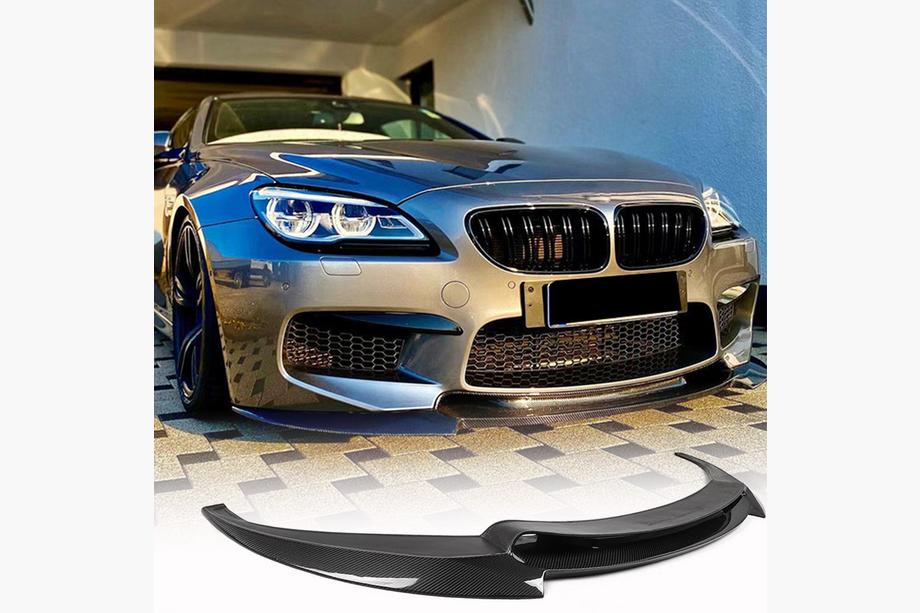 BMW 6 Series F12/F13/F06 2011-2018 Nakładka na przedni zderzak Lip V1 do M6, Carbon Image