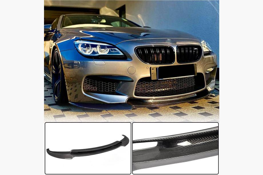 BMW 6 Series F12/F13/F06 2011-2018 Nakładka na przedni zderzak Lip V2 do M6, Carbon Zdjęcia 3