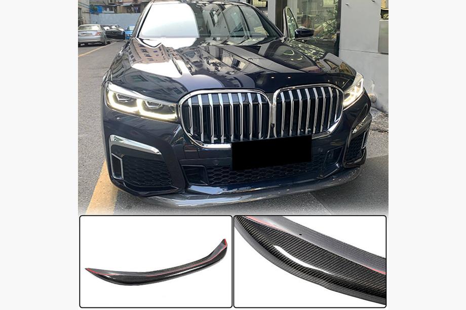 BMW 7 Series G11/G12 2015-2022 Nakładka na Zderzak Przedni Lip V1 do M-Sport 2019-2022 Carbon Image
