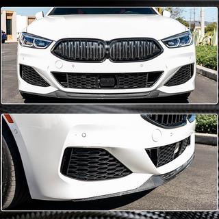 Nakładka na Zderzak Przedni Lip V5 (do M-Sport, Carbon) BMW 8 Series G14/G15/G16 2018- zdjęcia 4