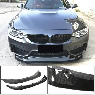 Nakładka na przedni zderzak Lip V3 do F80 Carbon zdjęcia 1