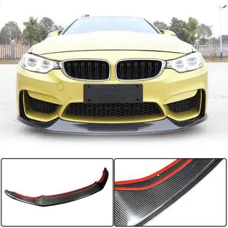 Nakładka na przedni zderzak Lip V7 do F80 Carbon zdjęcia 1