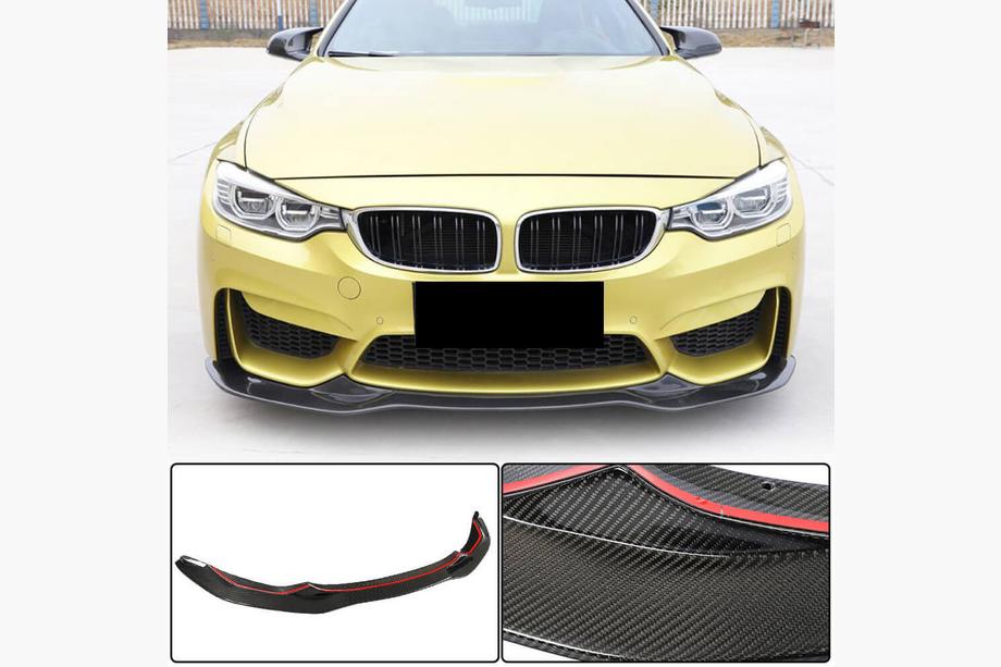 BMW 3 Series F30/F31 2012-2019 Nakładka na przedni zderzak Lip V9 do F80 Carbon Image
