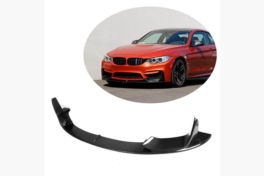 BMW 4 Series F32/F33/F36 2012-2020 Nakładka na przedni zderzak Lip V2 do F82/F83, Carbon Zdjęcia 1