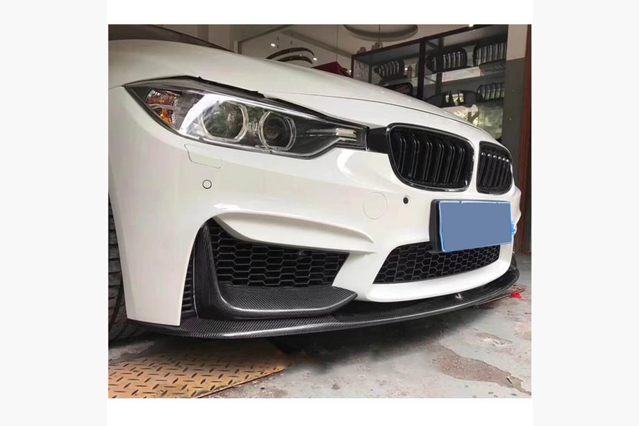 BMW 4 Series F32/F33/F36 2012-2020 Nakładka na przedni zderzak Lip V2 do F82/F83, Carbon Zdjęcia 3
