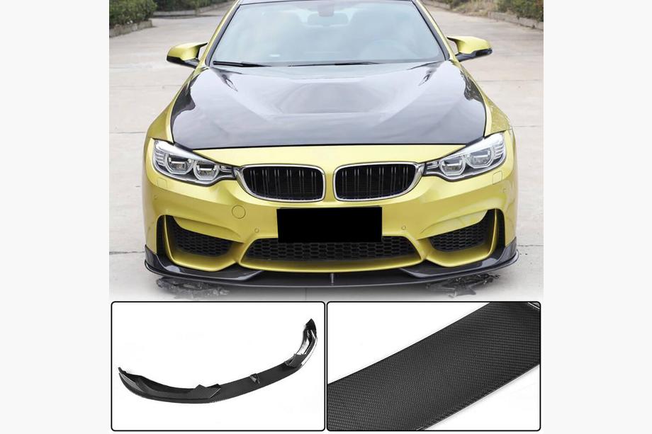 BMW 4 Series F32/F33/F36 2012-2020 Nakładka na przedni zderzak Lip V3 do F82/F83, Carbon Image