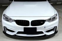 BMW 4 Series F32/F33/F36 2012-2020 Nakładka na przedni zderzak Lip V4 do F82/F83, karbon zdjęcia 3