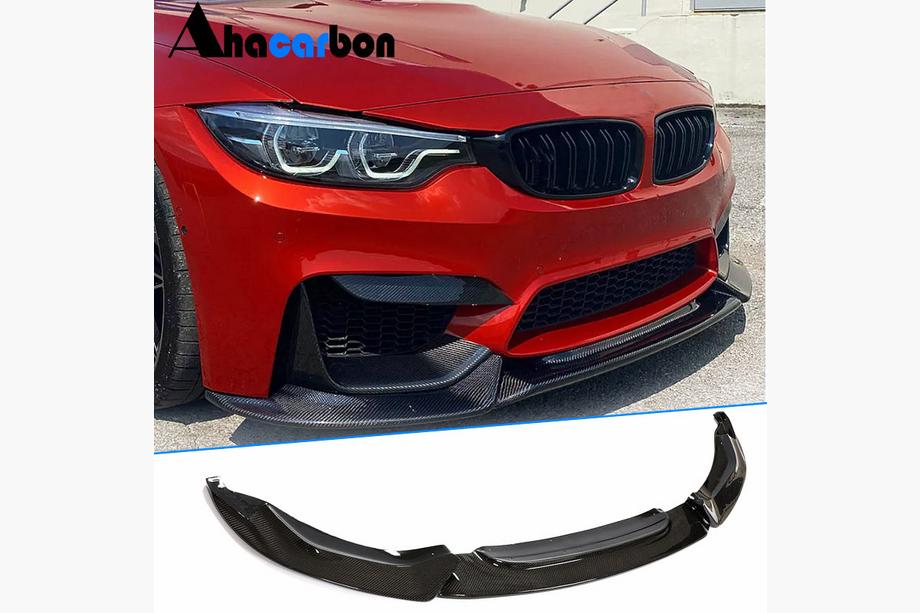 BMW 4 Series F32/F33/F36 2012-2020 Nakładka na przedni zderzak Lip V10 do F82/F83, karbon Image