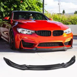Nakładka na przedni zderzak Lip V11 do F80, Carbon zdjęcia 1