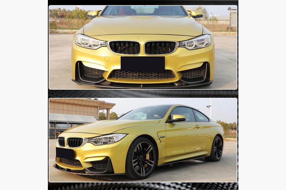 BMW 3 Series F30/F31 2012-2019 Nakładka na przedni zderzak FRP V16 (do F80) Zdjęcia 3