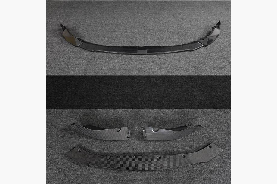 BMW 3 Series G20/G21 2018- Nakładka na przedni zderzak Lip V1 do G80 Carbon Zdjęcia 3