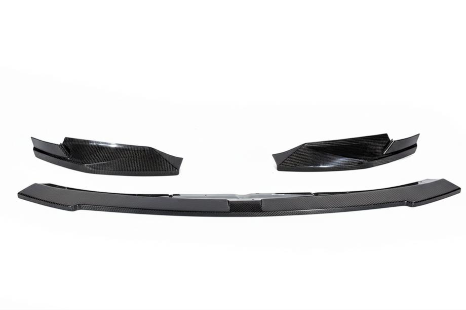 BMW 3 Series G20/G21 2018- Nakładka na przedni zderzak Lip V1 do G80 Carbon Zdjęcia 10