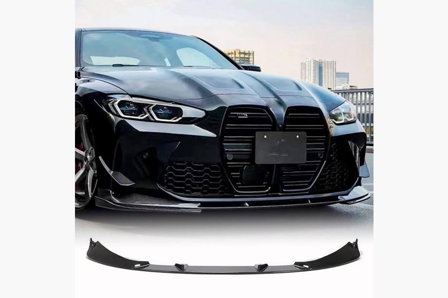 BMW 3 Series G20/G21 2018- Nakładka na przedni zderzak Lip V7 (do G80, Carbon) Zdjęcia 1