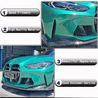 BMW 3 Series G20/G21 2018- Nakładka na przedni zderzak Lip V8 do G80, Carbon zdjęcia 3