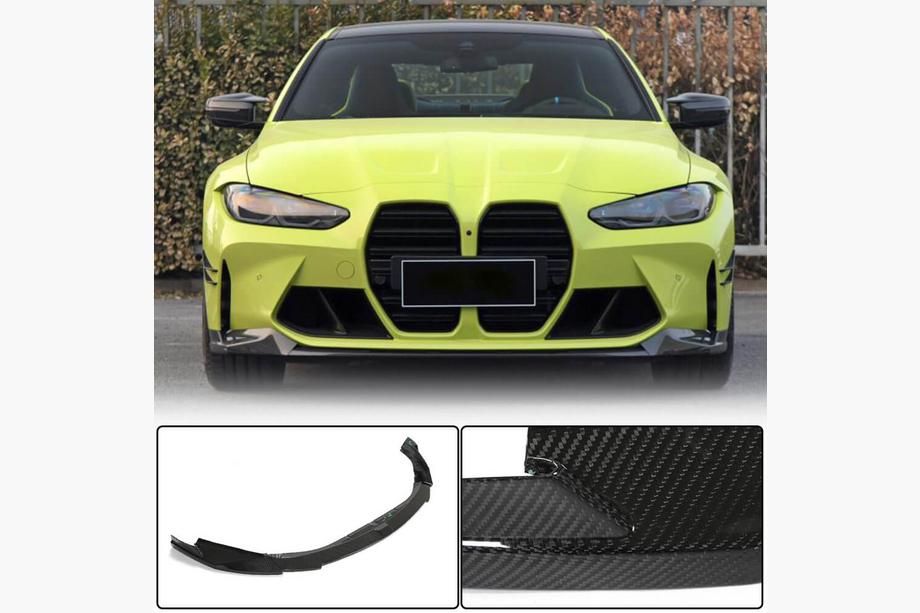 BMW 3 Series G20/G21 2018- Nakładka na przedni zderzak Lip V10 (do G80, Carbon) Image
