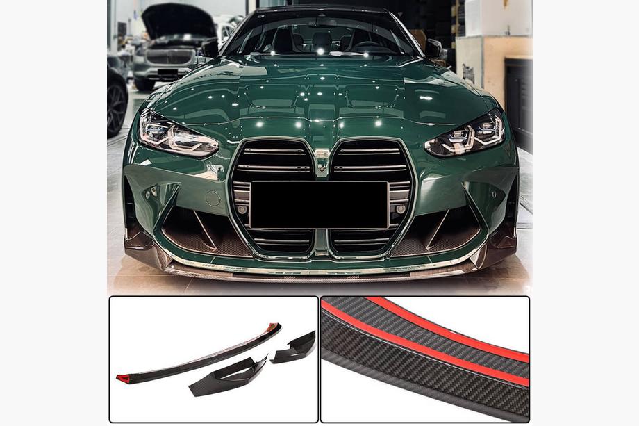 BMW 4 Series G22/23/26 2020- Nakładka na Zderzak Przedni Carbon V4 (do G82/G83) Image