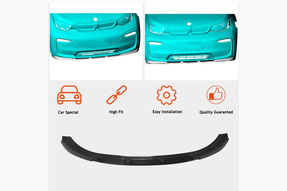 BMW I3 2013-2022 Nakładka Zderzaka Przedniego Lip (Carbon) Zdjęcia 2