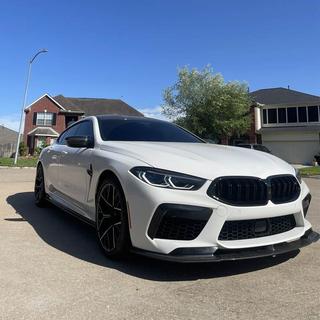 Nakładka na Przedni Zderzak Lip (do F91/F92/F93 M8, Carbon) BMW 8 Series G14/G15/G16 2018- zdjęcia 3