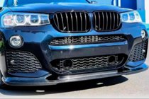 BMW X3 F25 2011-2018 Nakładka na przedni zderzak (do M-Sport 2014-2018, Carbon) zdjęcia 6