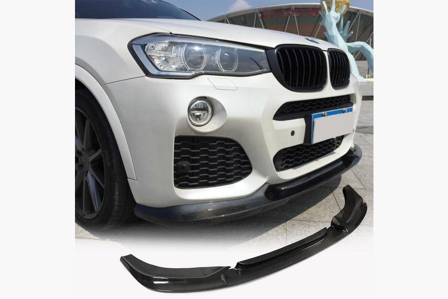 BMW X3 F25 2011-2018 Nakładka na przedni zderzak (do M-Sport 2014-2018, Carbon) Image