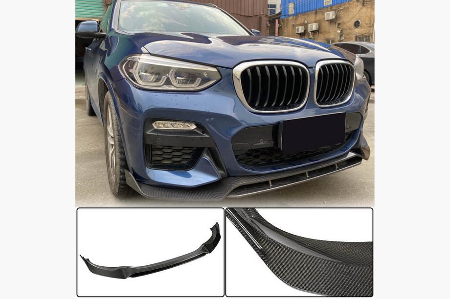 BMW X3 G01 2018- Nakładka na przedni zderzak do oryginalnego M-Sport 2018-2021, Carbon Image