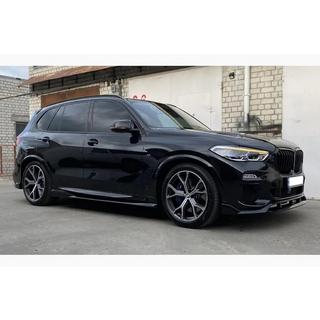 Przedni Lip Paradigm V-3 (2018-2022, Czarny Połysk) BMW X5 G05 2019–2026 zdjęcia 2