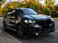BMW X5 G05 2019–2026 Przedni spoiler lip Paradigm V-5 (do M-Sport 2023–, czarny połysk) zdjęcia 2