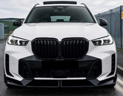 BMW X5 G05 2019–2026 Przedni spoiler lip Paradigm V-5 (do M-Sport 2023–, czarny połysk) zdjęcia 4