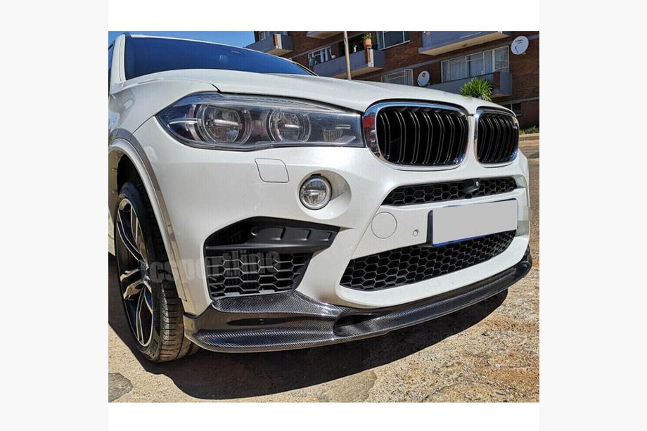 BMW X5 F15 2013-2018 Nakładka na Przedni Zderzak Lip V2 do F85, Carbon Zdjęcia 2