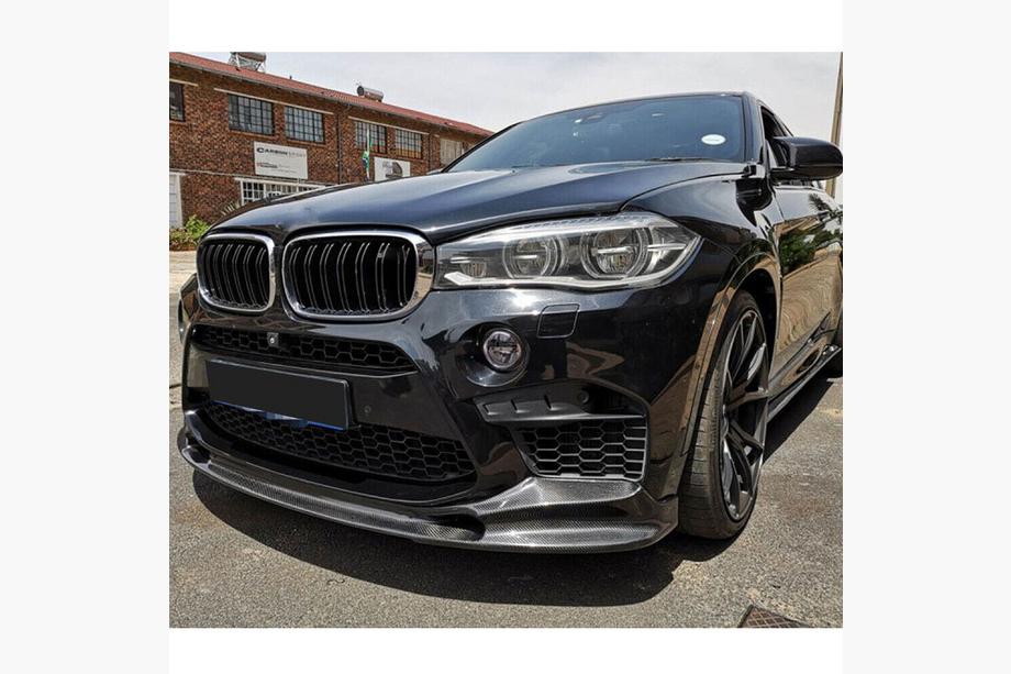 BMW X5 F15 2013-2018 Nakładka na Przedni Zderzak Lip V2 do F85, Carbon Zdjęcia 3
