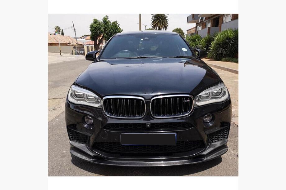 BMW X5 F15 2013-2018 Nakładka na Przedni Zderzak Lip V2 do F85, Carbon Zdjęcia 4