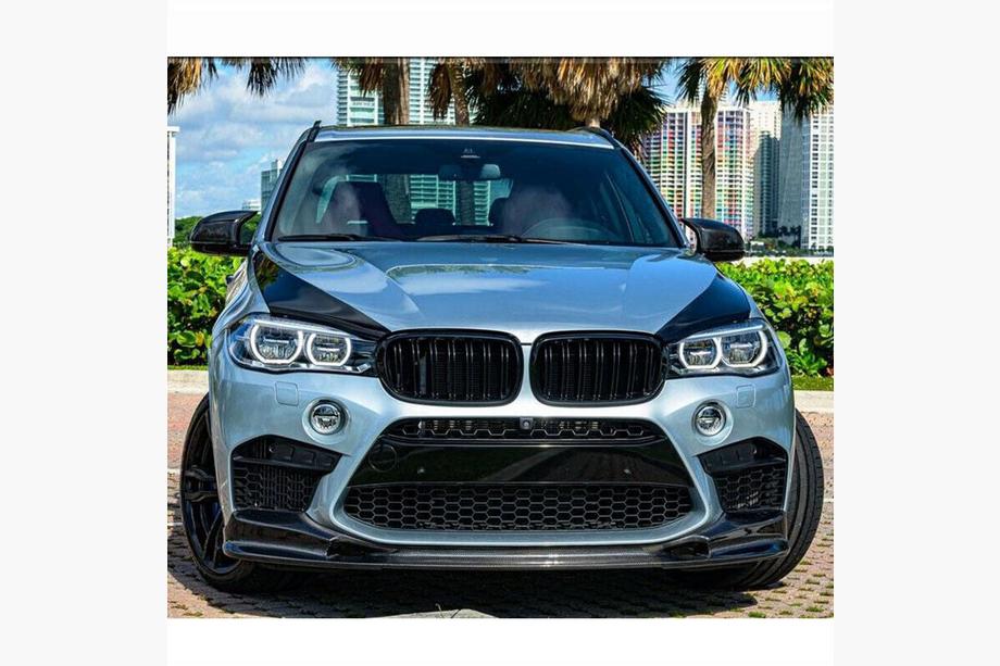 BMW X5 F15 2013-2018 Nakładka na Przedni Zderzak Lip V2 do F85, Carbon Zdjęcia 7