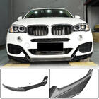 BMW X6 F16 2014-2019 Nakładka na przedni zderzak Lip (do M-Sport, Carbon) zdjęcia 1
