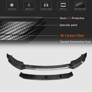 Nakładka na Przedni Zderzak Lip (do M-Sport 2018-2022, Carbon) BMW X6 G06 2019–2027 zdjęcia 4