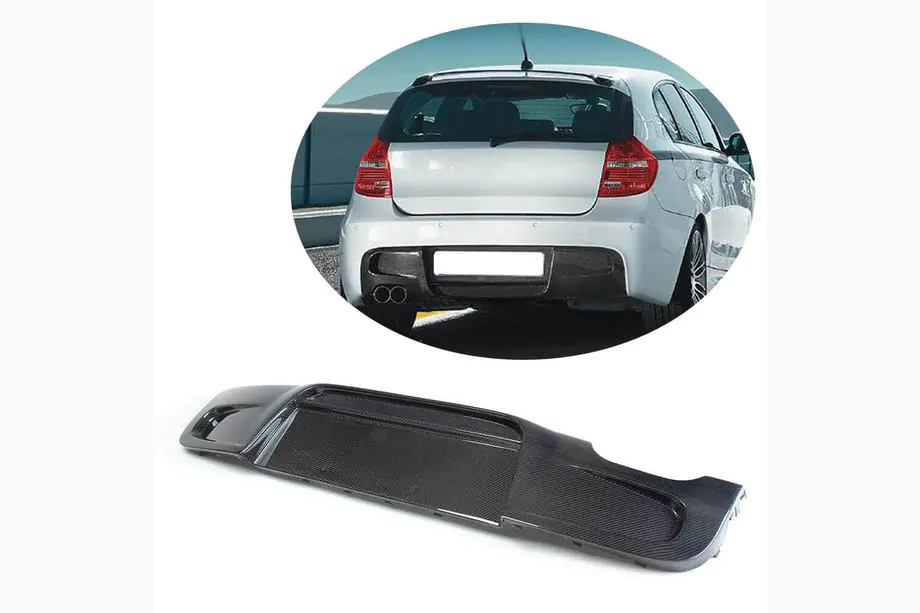 BMW 1 Series E81/E82/E87/E88 2004-2011 Dyfuzor Tylny V1 do E87 M-Sport, Carbon Image
