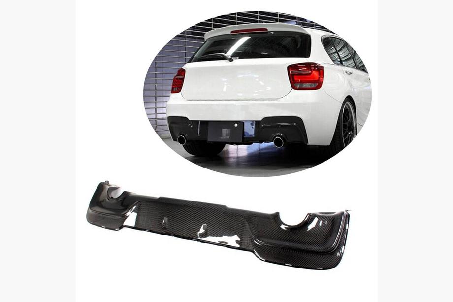 BMW 1 Series F20/F21 2011-2019 Dyfuzor tylnego zderzaka (do M135i 2011-2015, Carbon) Image
