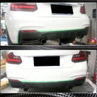 BMW 2 Series F22/F23 2014-2021 Dyfuzor Tylny Zderzaka V4 (do F22/F23 M-Sport, Carbon) zdjęcia 4