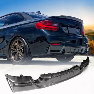 Dyfuzor Tylny Zderzaka V4 (do F22/F23 M-Sport, Carbon) BMW 2 Series F22/F23 2014-2021 zdjęcia 1