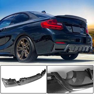 Dyfuzor Tylny Zderzaka V4 (do F22/F23 M-Sport, Carbon) BMW 2 Series F22/F23 2014-2021 zdjęcia 2