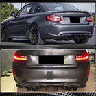BMW 2 Series F22/F23 2014-2021 Dyfuzor Tylny V2 do F87 M2/M2C, Carbon zdjęcia 8