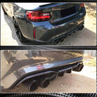 BMW 2 Series F22/F23 2014-2021 Dyfuzor Tylny V4 do F87 M2/M2C, Carbon zdjęcia 3