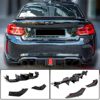 Dyfuzor Tylny V8 (do F87 M2/M2C, Carbon) BMW 2 Series F22/F23 2014-2021 zdjęcia 1