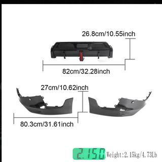Dyfuzor Tylnego Zderzaka V1 (do M-Sport, Carbon) BMW 2 Series G42 2021- zdjęcia 4