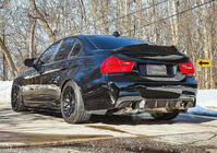 BMW 3 Series E90/E91 2005-2011 Dyfuzor Tylny V1 do E90 M-Sport, Carbon zdjęcia 2