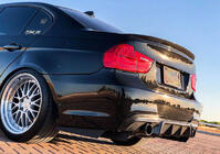 BMW 3 Series E90/E91 2005-2011 Dyfuzor tylnego zderzaka do E90 M-Sport, Carbon zdjęcia 4