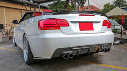 BMW 3 Series E92/E93 2006–2013 Dyfuzor Tylnego Zderzaka V1 (do M-Sport, Carbon) zdjęcia 3