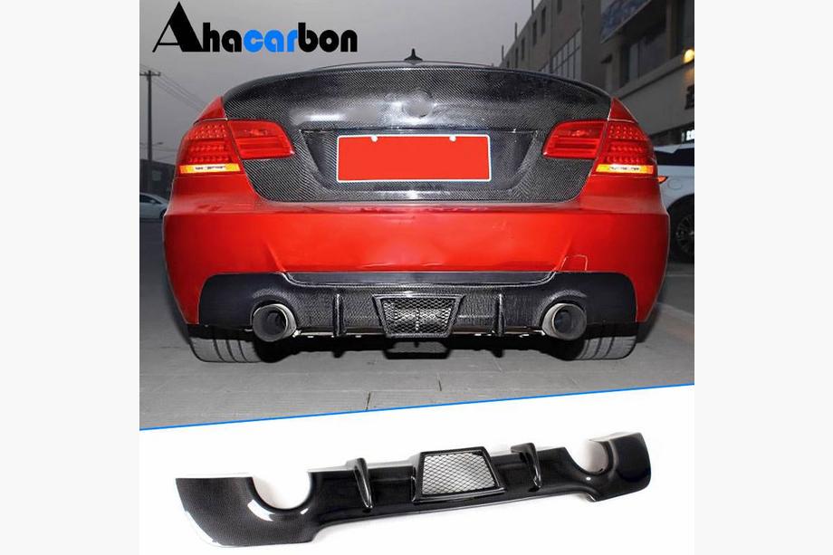 BMW 3 Series E92/E93 2006–2013 Dyfuzor tylnego zderzaka (do M-Sport, Carbon) Zdjęcia 1