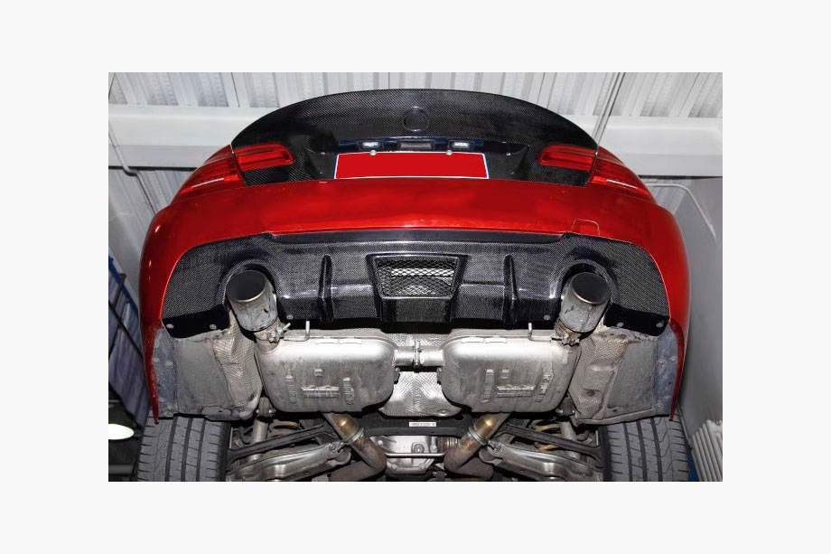 BMW 3 Series E92/E93 2006–2013 Dyfuzor tylnego zderzaka (do M-Sport, Carbon) Zdjęcia 4