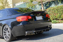 BMW 3 Series E90/E91 2005-2011 Dyfuzor Tylnego Zderzaka Carbon V2 (do E92/E93 M3) zdjęcia 4