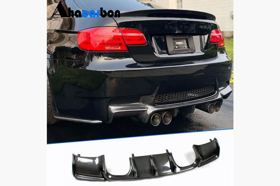 BMW 3 Series E92/E93 2006–2013 Dyfuzor tylnego zderzaka V-Style (do M3, Carbon) Image